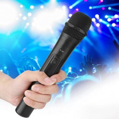 Microfone Karaoke Sem Fio + USB  MK-V10