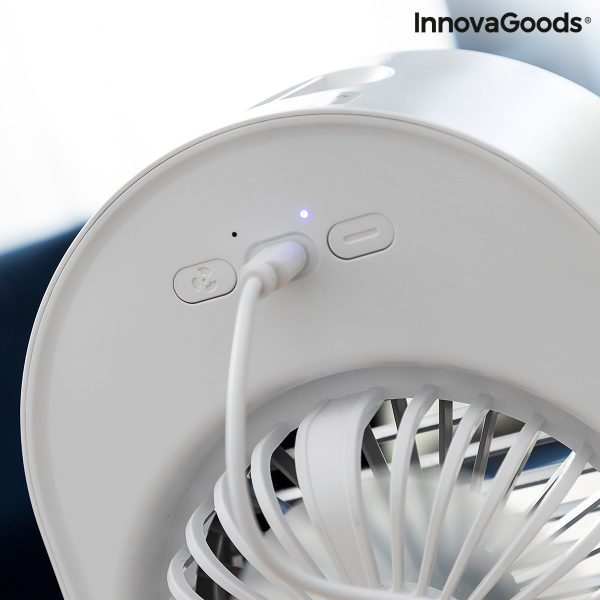 Mini Climatizador Humidificador por Ultrassons com LED