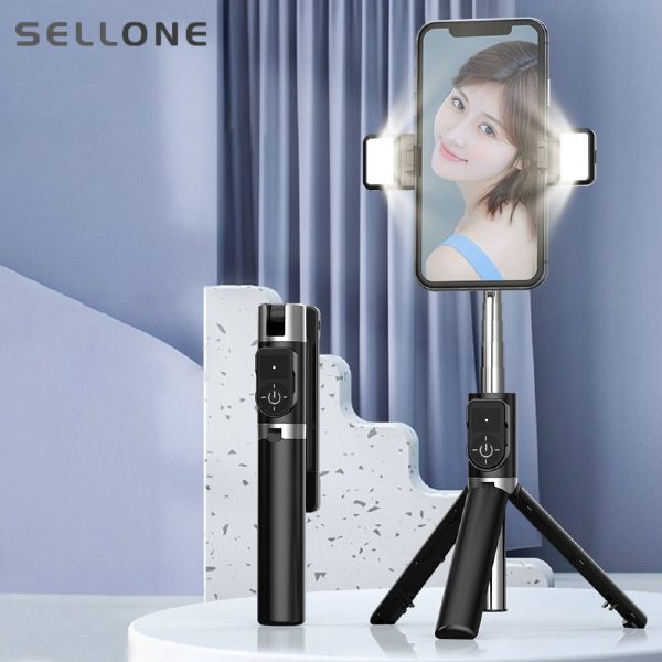 Mini Selfie Stick com Bluetooth P70S-2