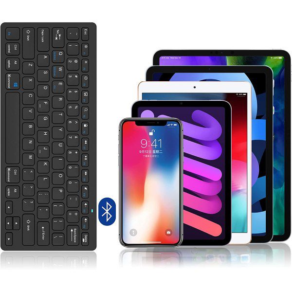 Mini Teclado Bluetooth sem fio Universal BK3001