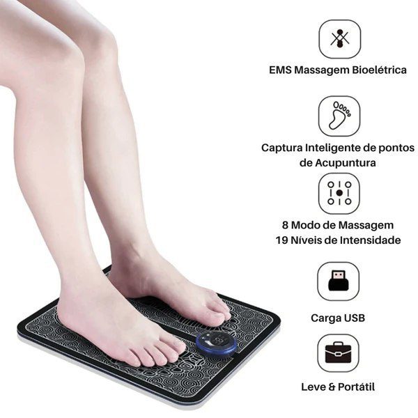 Massajador de Pés EMS + Oferta Massajador Corporal EMS