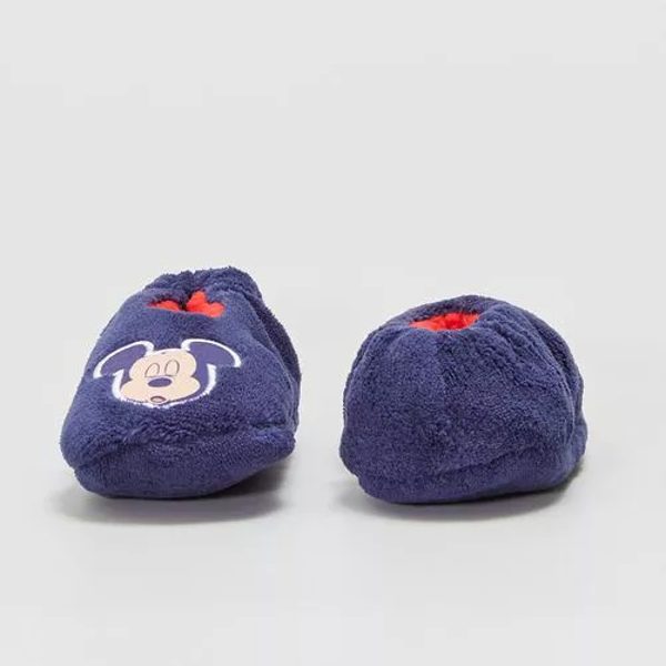 Pantufas Criança Antiderrapantes Mickey Azul