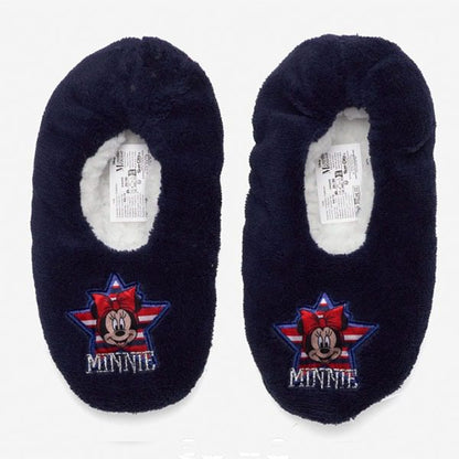 Pantufas Criança Antiderrapantes Minnie Azul