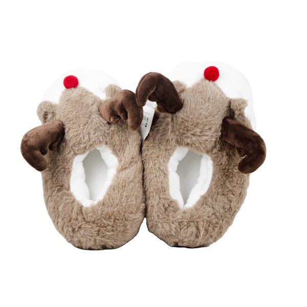 Pantufas de Natal Antiderrapantes Mod. Renas