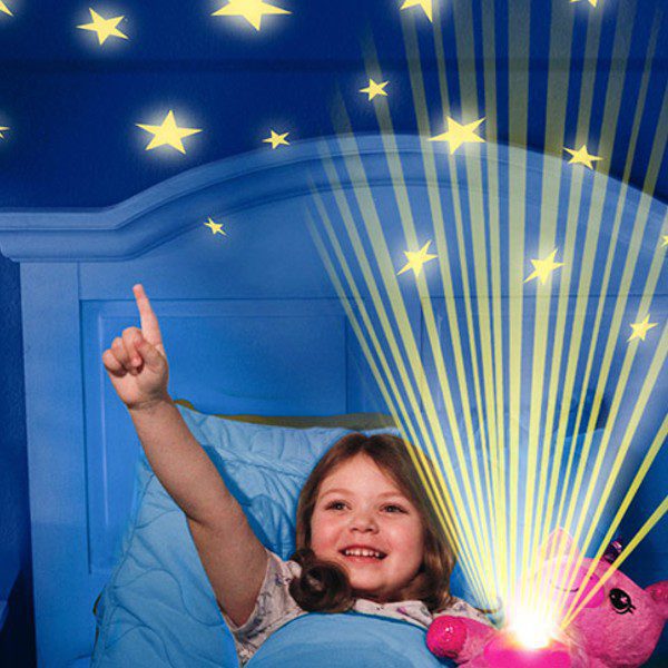 Peluche Mágico com Projetor de Luz e Música