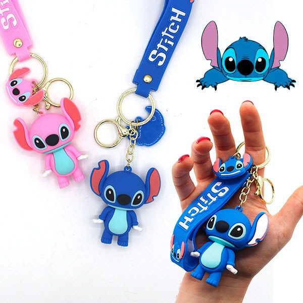 Porta Chaves Boneco Stitch