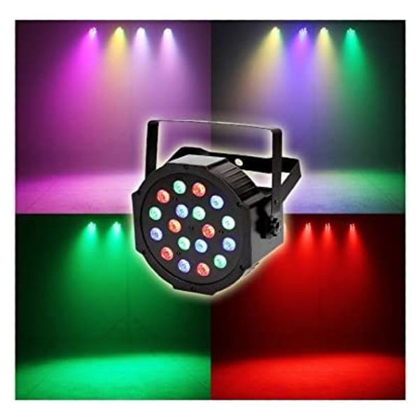 Projetor Luminoso RGB 18 Leds