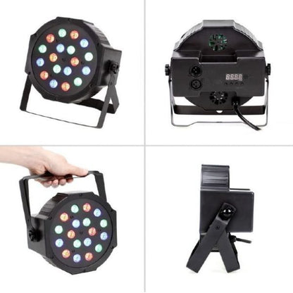 Projetor Luminoso RGB 18 Leds