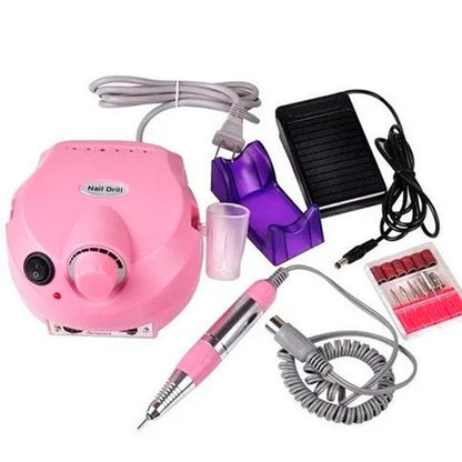 Conjunto Manicure e Pedicure Profissional Nail Drill