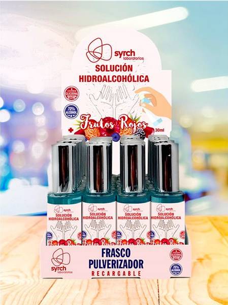 Spray Álcool Gel Hidroalcoólica de Aromas 30 ml