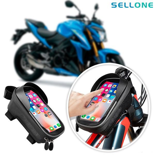 Suporte Smartphone Bicicleta ou Moto com Bolsa