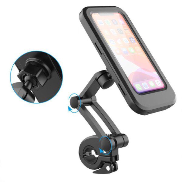 Suporte Smartphone Impermeável para Bicicleta e Moto