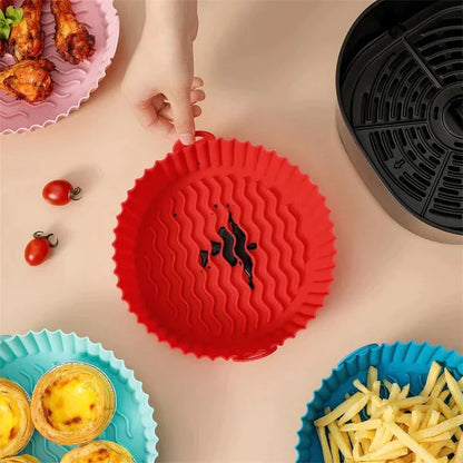 Pack 3 - Forma de Silicone Reutilizável para AirFryer