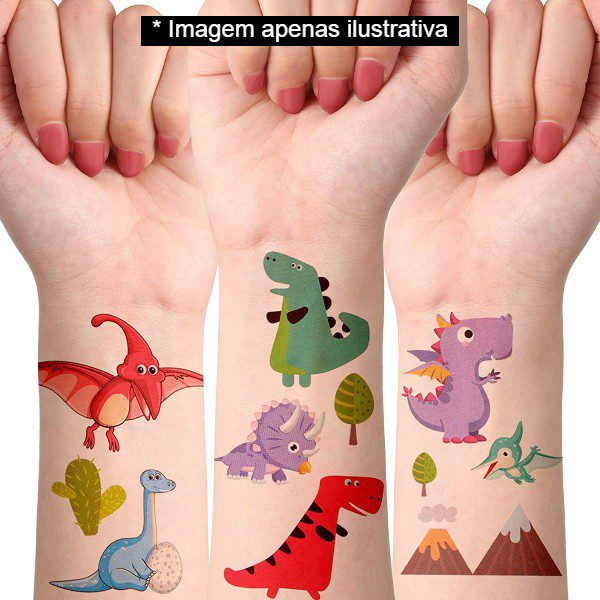 Tatuagem Temporária Dinossauro