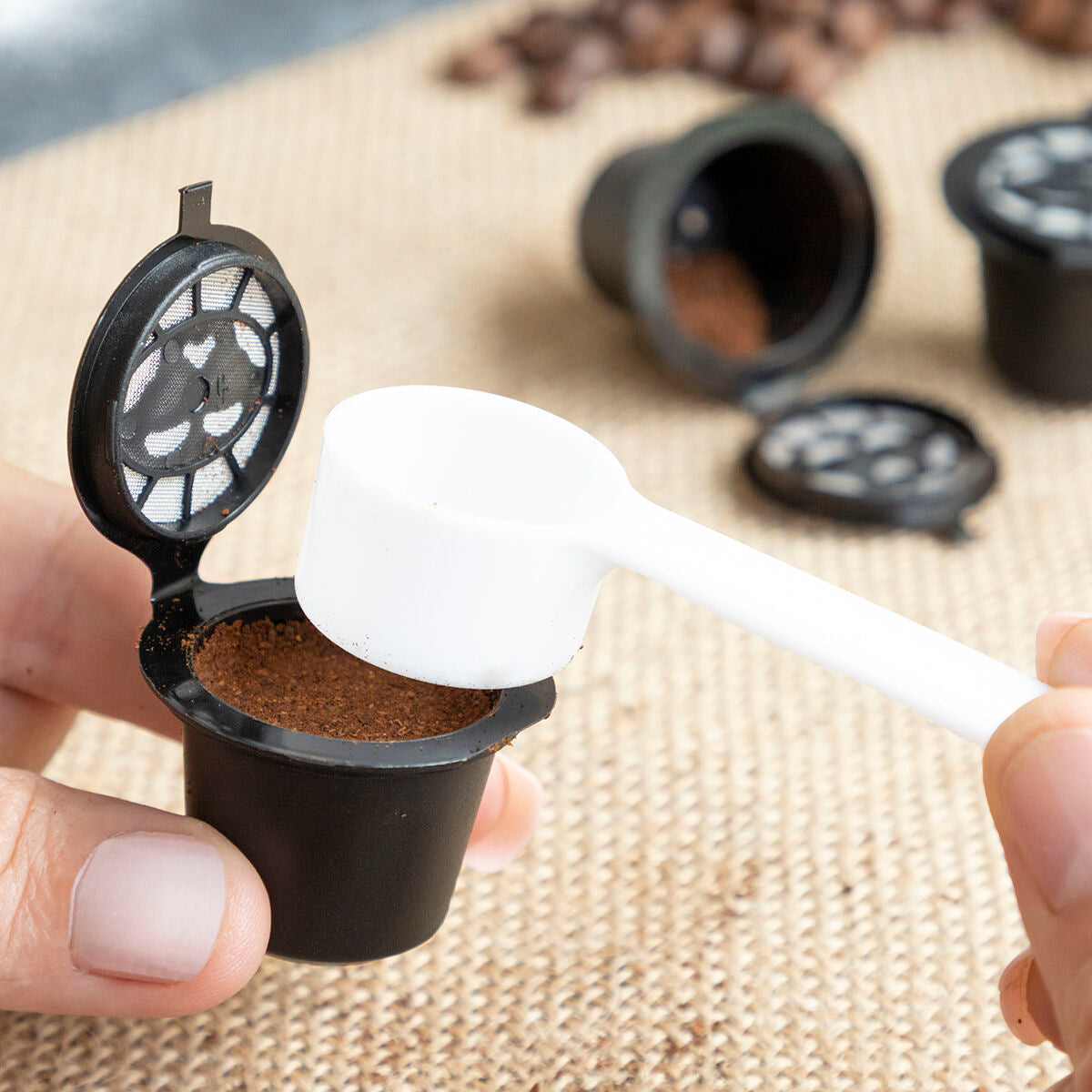 Conjunto de 3 Cápsulas de Café Reutilizáveis Recoff InnovaGoods