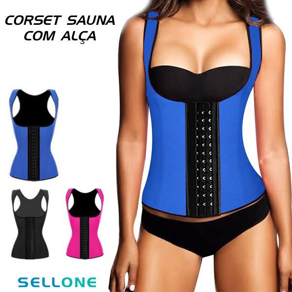 Corset sauna com alça