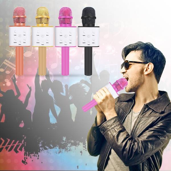 Microfone Karaoke sem fio bluetooth