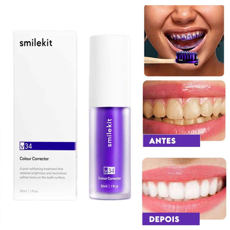 SmileKit - Gel Roxo Branqueador de Dentes