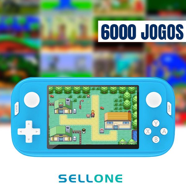 Consola Lite X350 6000 Jogos Azul