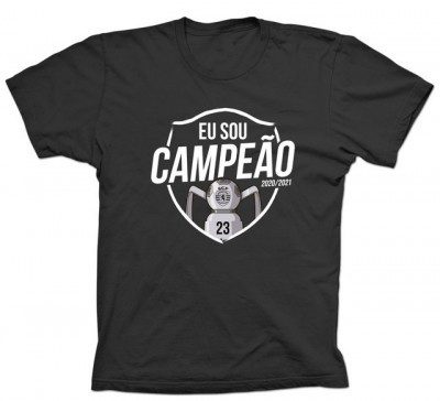 T-Shirt  Sporting Eu Sou Campeão 2020/2021 preto