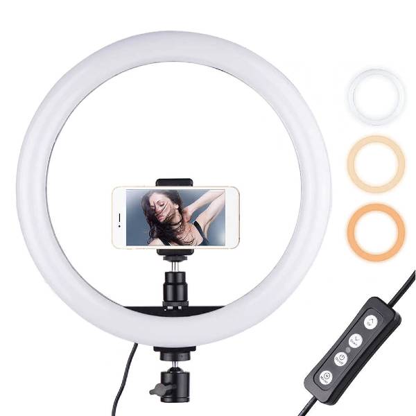 Ring Light 30cm Diâmetro - Anel para 1 Telemóvel