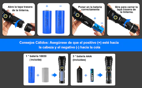 Lanterna Tática Profissional